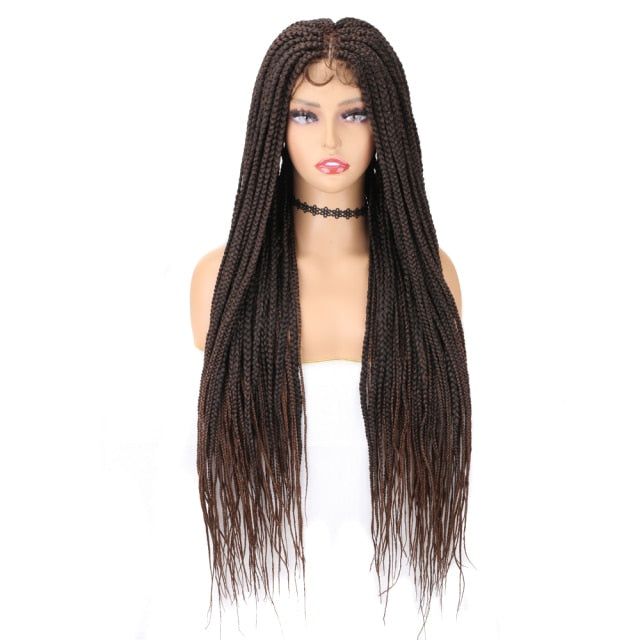 Braided Lace Front Wig Knotless Synthetic Lace Front Wig