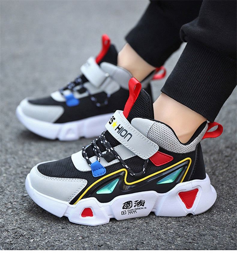 Kids Sport Shoes For Girls Sneakers Boy Students Warm Plush Children Sneakers
