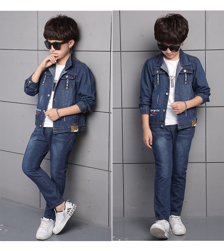 Denim Suit Two Sets