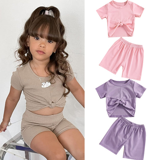 Summer Baby Girls Clothes Sets Outfits