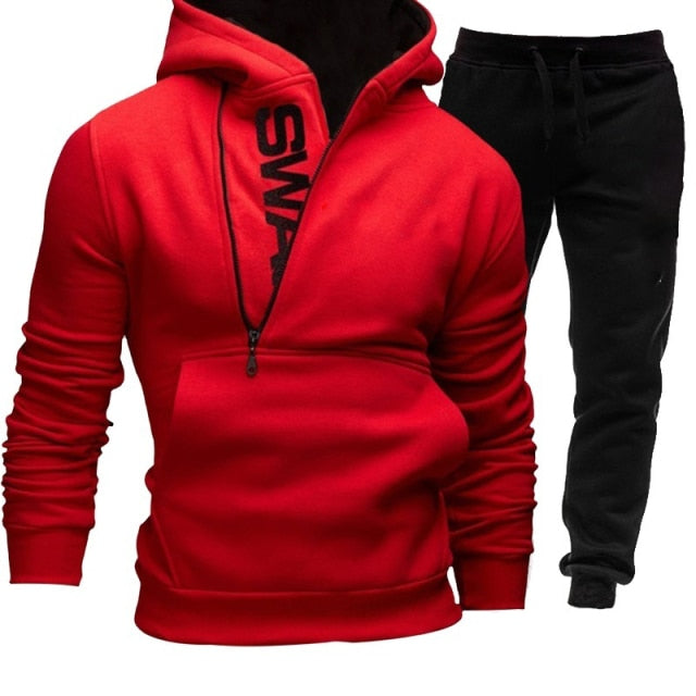 2-piece Set Comfortable Loose Warm Jacket+ Pants