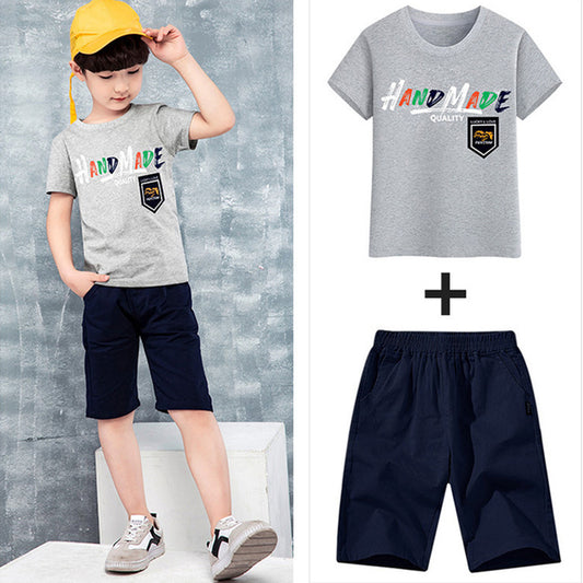 Children Kids Printed Clothes Causal Tracksuit