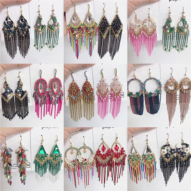 Wholesale 6 Pairs/Lots Mixed Design Bulk Earrings