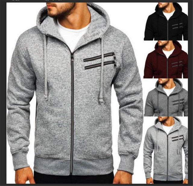 10pcs Men Sweatshirt Thick Hoodie Streetwear