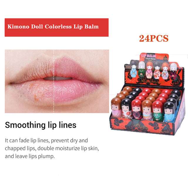 24pcs/Lot Pack Cute  Lip Balm