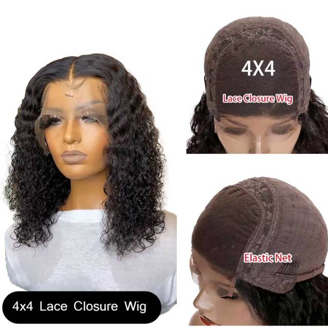 13x4 Lace Front Wig 100% Human Hair Wigs Kinky Curly For Black Women Pre Plucked