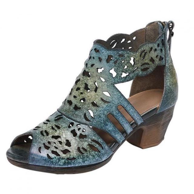 Women Shoes Genuine Leather Casual Sewing Handmade Leisure Ladies Sandals