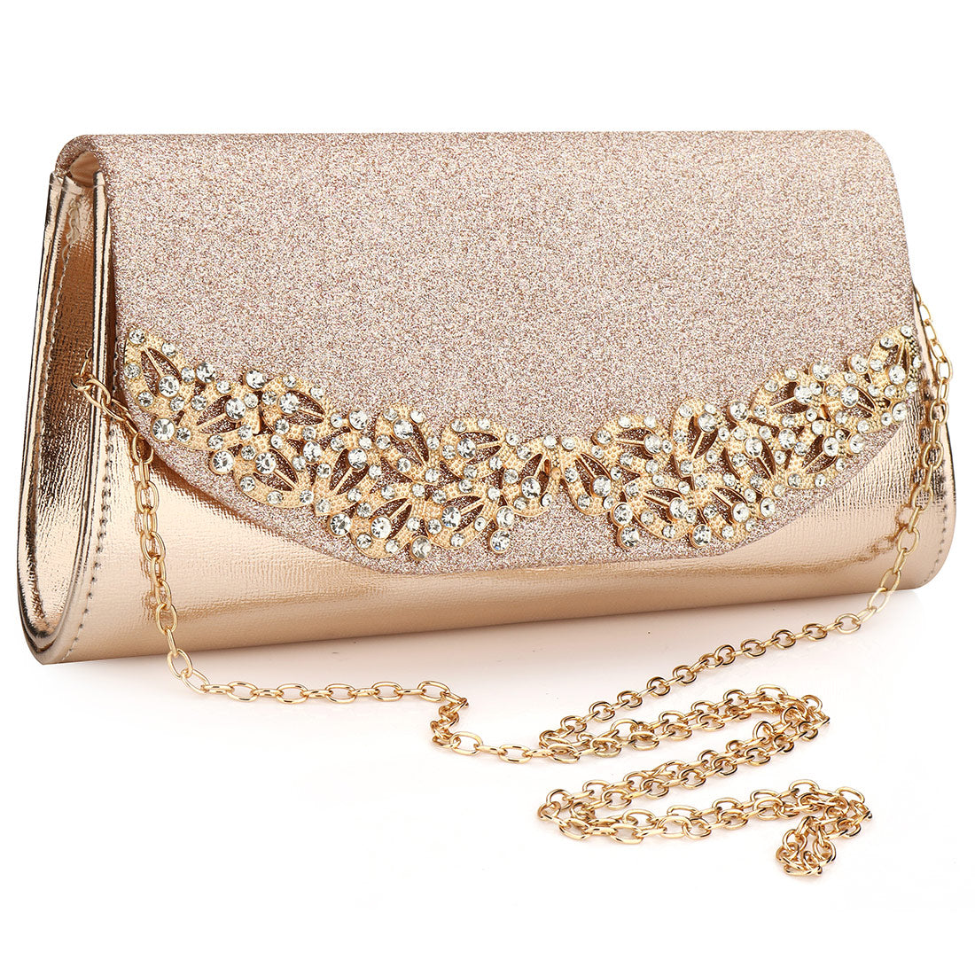 Champagne Wedding Clutch Female Evening Bags