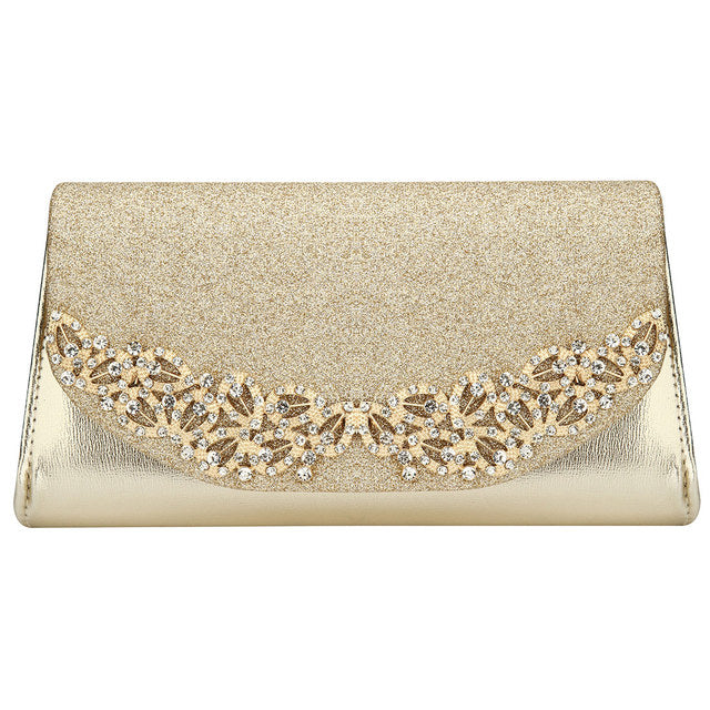 Champagne Wedding Clutch Female Evening Bags