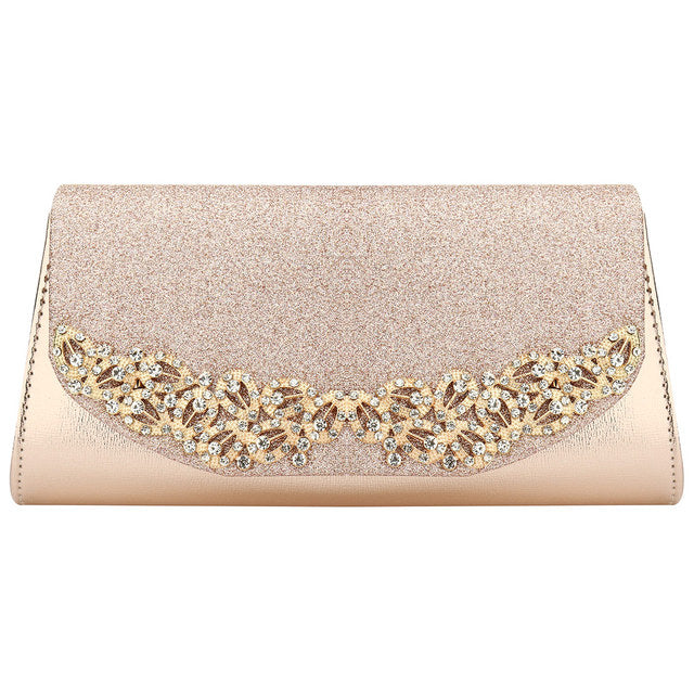 Champagne Wedding Clutch Female Evening Bags