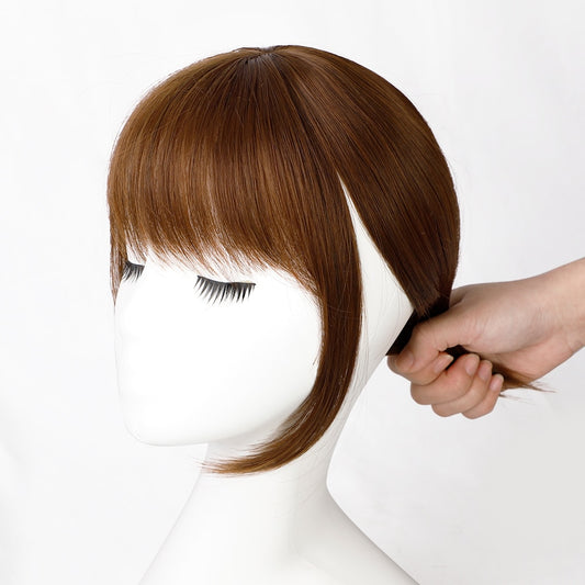 Synthetic  Bangs Clip In Hair Extension 3D Natural French Bangs High Temperature Fiber