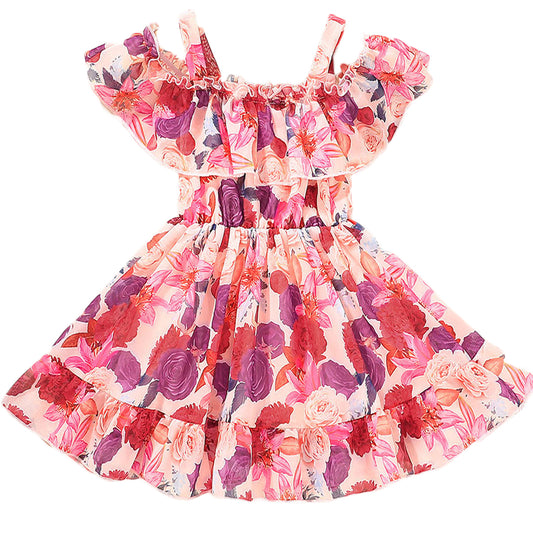 Fancy Normal Dress Clothes Beach Wear Children Clothing