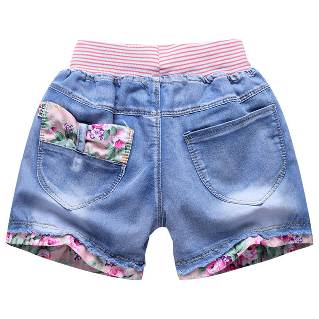 Kids Short Denim Shorts Girls Fashion Short Jeans