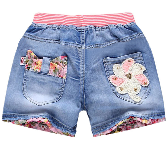 Kids Short Denim Shorts Girls Fashion Short Jeans