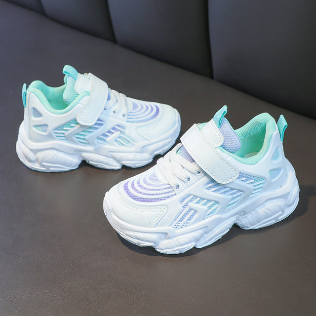 Children Sneakers Spring Summer Breathable Mesh Sports Shoes