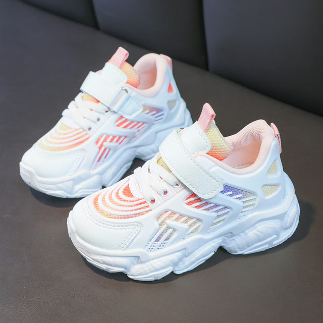 Children Sneakers Spring Summer Breathable Mesh Sports Shoes