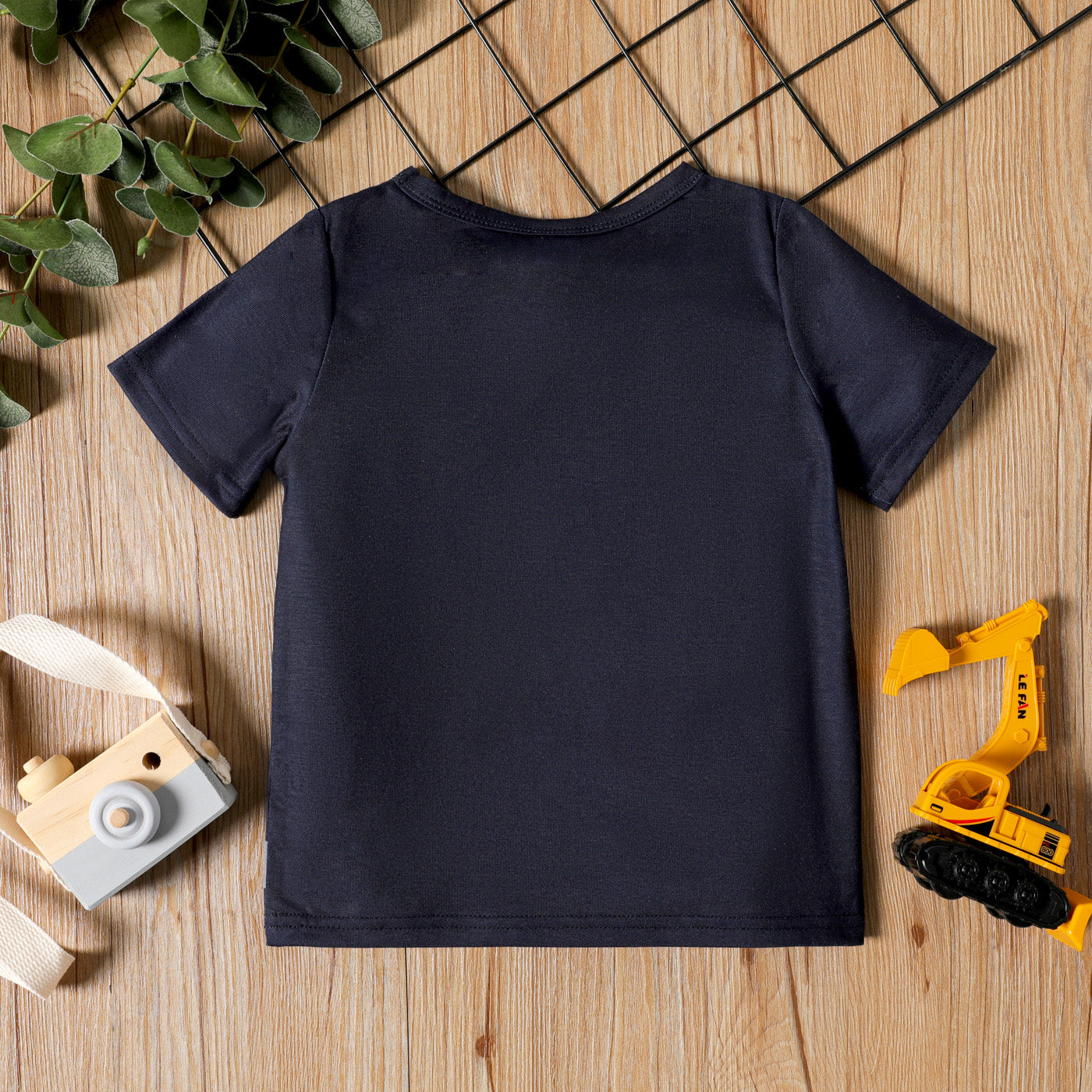 Toddler Boy Short T-shirt Vehicle Print Short-sleeve Tee