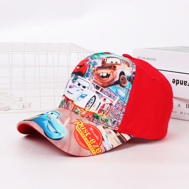 Children Cute Hat Cartoon Pixar Cars