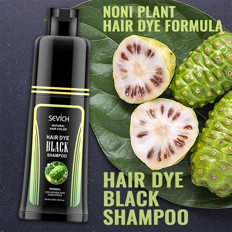 Natural organic Fast Hair Dye Shampoo Black Hair Shampoo White Grey Hair Cover