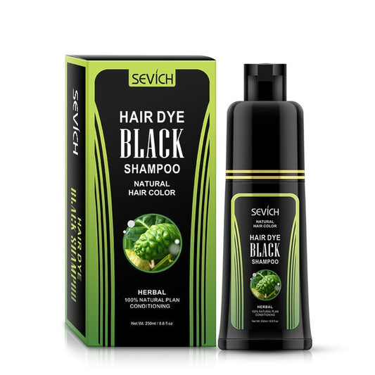Natural organic Fast Hair Dye Shampoo Black Hair Shampoo White Grey Hair Cover