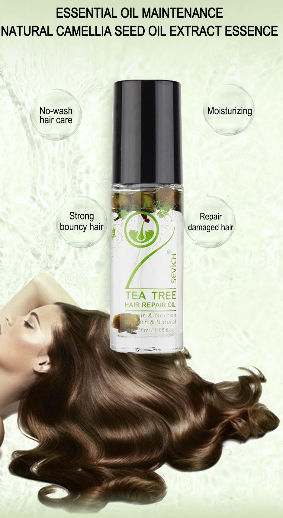 Tea Tree Nourishing Hair Growth Essence Spray Hair & Scalp Treatment