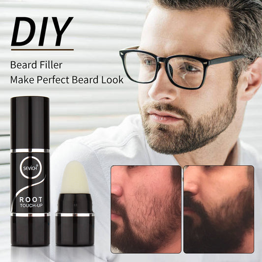 Beard Filler Powder Waterproof Beard Hair Concealer Edge Control Root Cover
