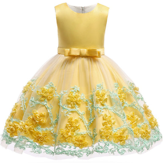 Kids Birthday Princess Party Dress